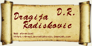 Dragija Radišković vizit kartica